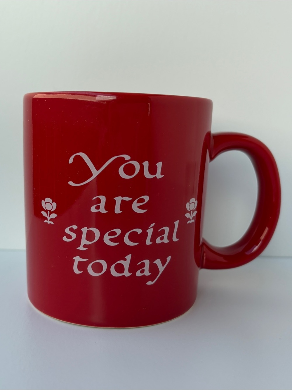 You‎ Are Special Today Red Mug - Original Waechtersbach German Tradition